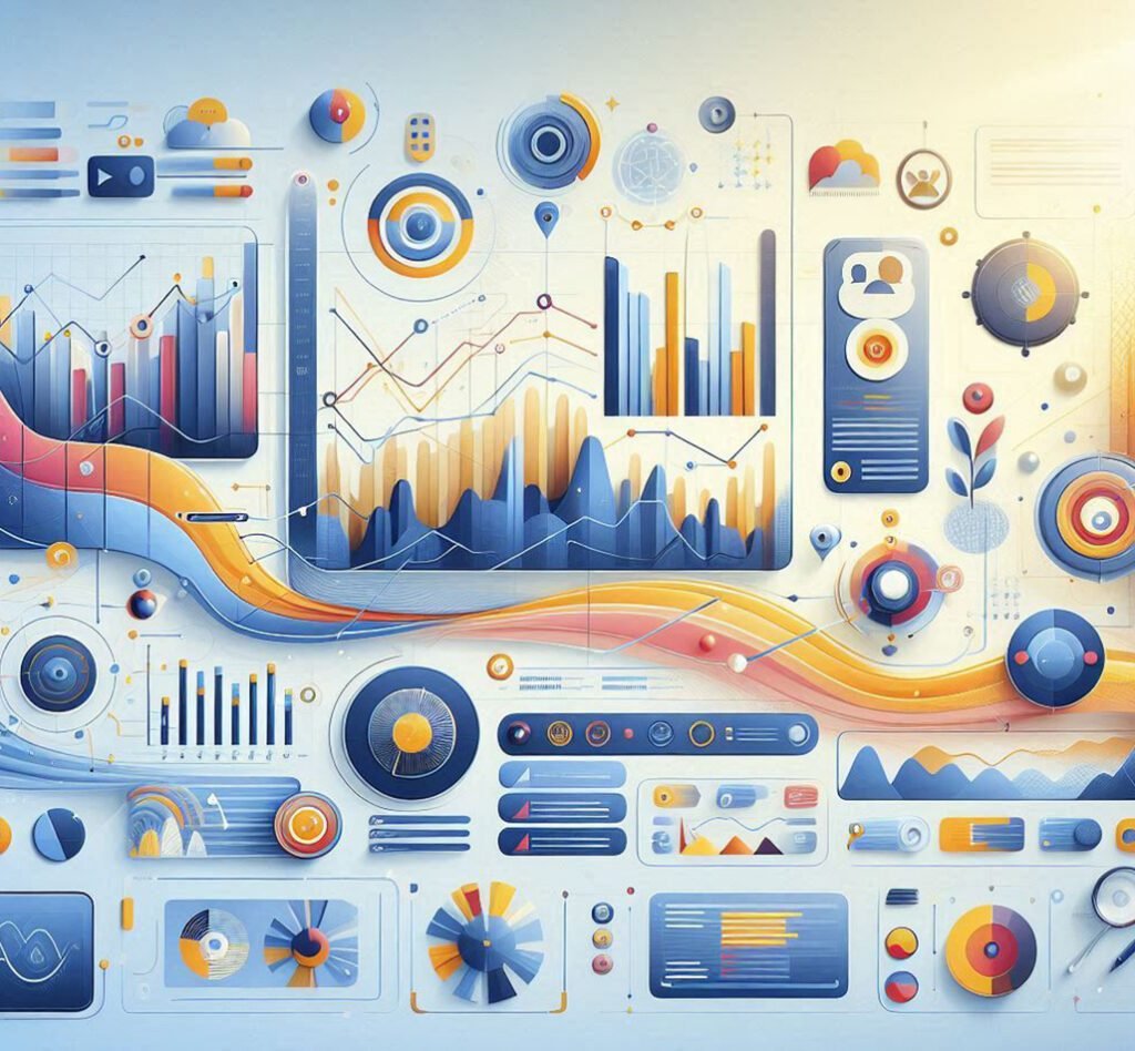 Visualize business data with data visualization tools and marketing dashboards